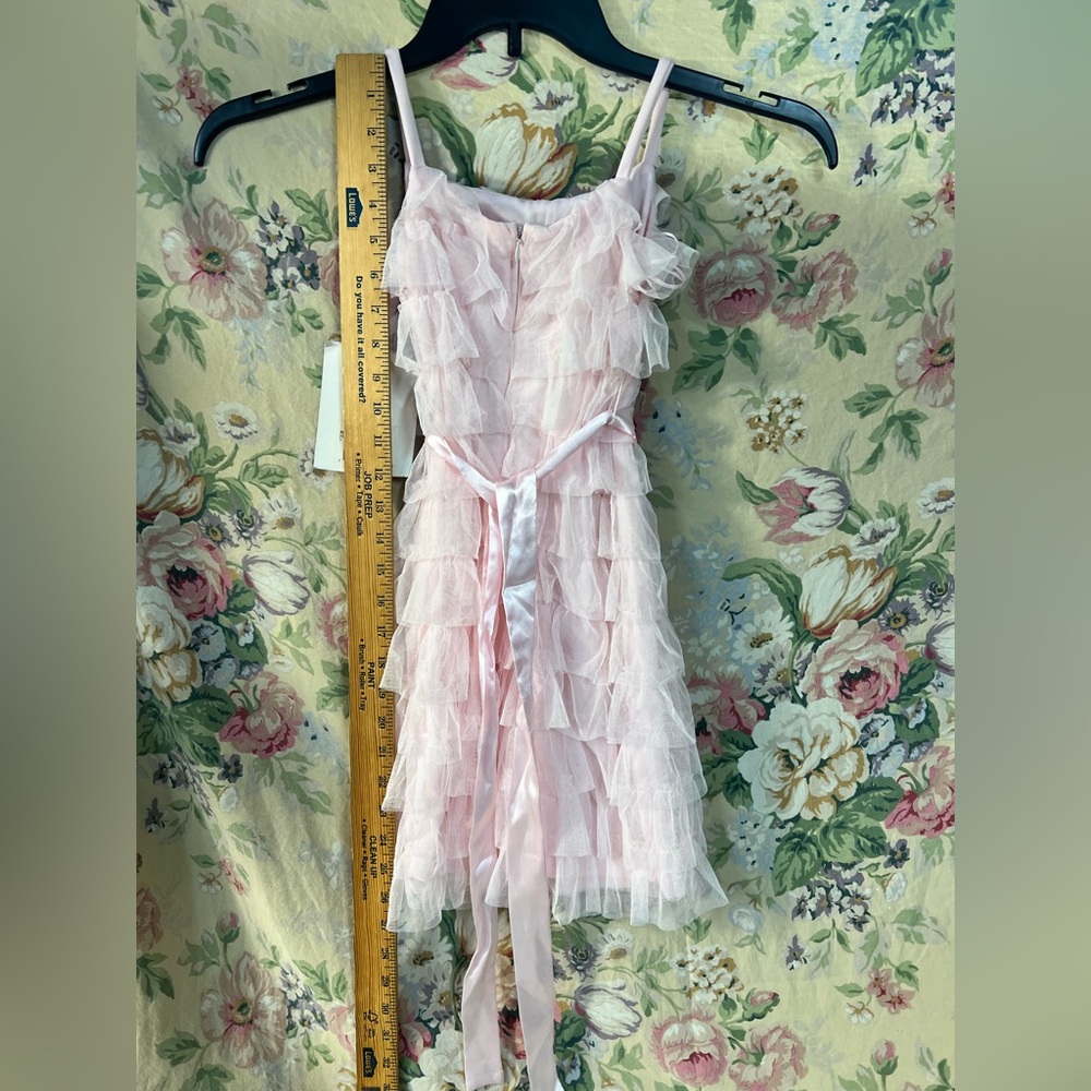 Biscotti Pink Layered Ruffle Dress - Picture 4 of 11